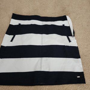 Tommy hilfiger stripped mini skirt